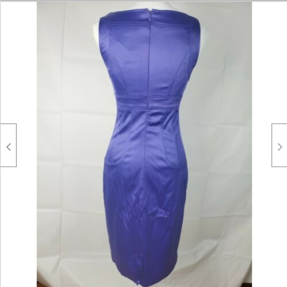 American Living Sz 2 Sheath Mini Dress Purple - Picture 5 of 6